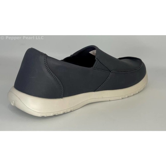 Navy Frisco Pro Oiled Nubuck Men's Size 13 Comfortable Casual Deck Boat Loafer - Picture 6 of 11
